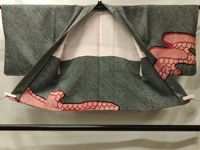 平和屋着物＃羽織 総絞り エ霞亀甲文 正絹 逸品 未使用 CABJ5552in