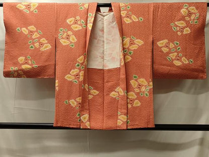 平和屋着物＃羽織　総絞り　舞花文　正絹　逸品　未使用　CABJ5555in