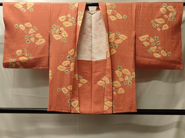平和屋着物＃羽織　総絞り　舞花文　正絹　逸品　未使用　CABJ5555in