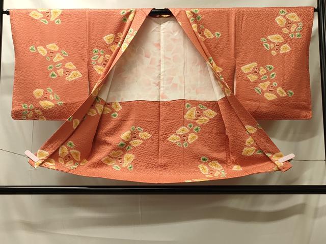 平和屋着物＃羽織　総絞り　舞花文　正絹　逸品　未使用　CABJ5555in