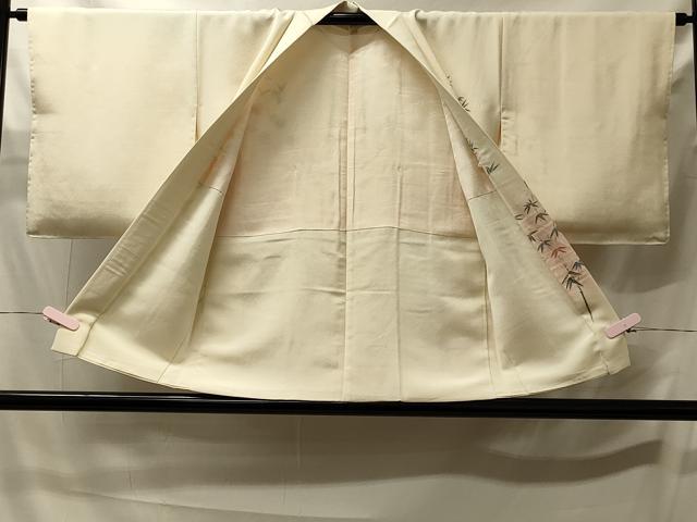 平和屋着物＃羽織　笹竹文　暈し染め　正絹　逸品　CABJ5563in