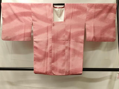 平和屋着物＃道行コート　短冊地紋　暈し染め　正絹　逸品　CABJ5568in