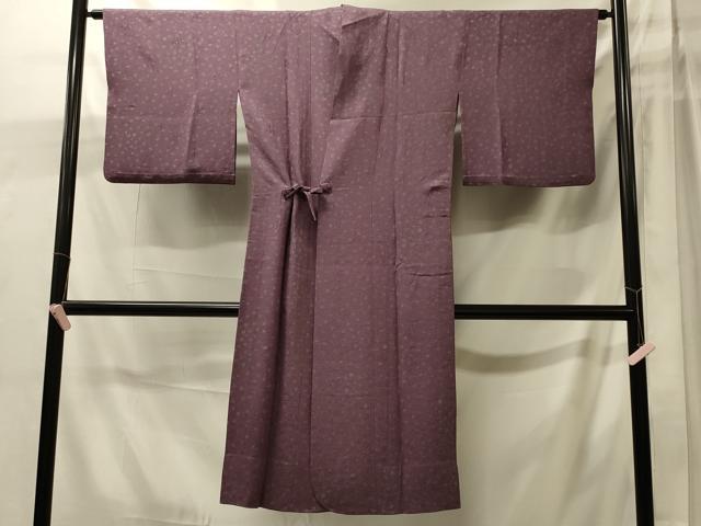 平和屋着物＃道中着　単衣　小花文　金彩　ロング丈　正絹　逸品　CABJ5576in
