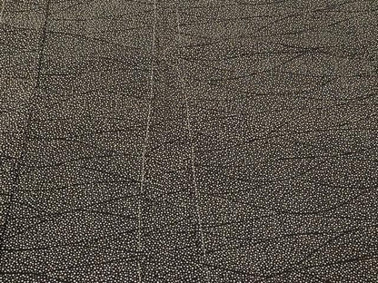 平和屋着物＃羽織　芝文　大小あられ　黒地　正絹　逸品　未使用　CABJ5580in