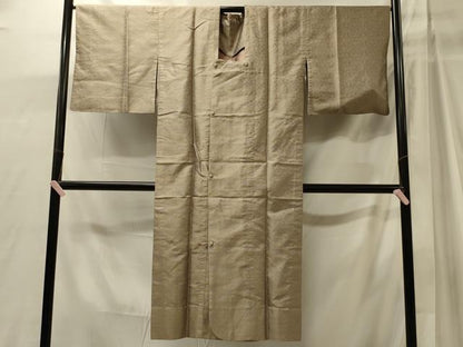 平和屋着物＃道行コート　作家物　紹巴　風通織　上代裂　反端付き　正絹　逸品　CABJ5584in