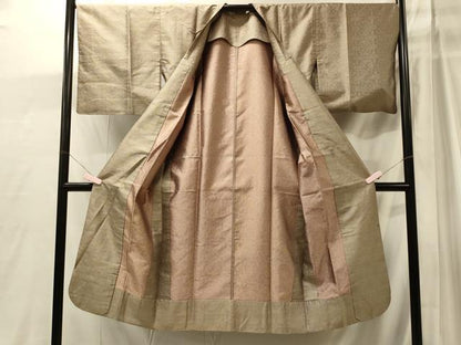平和屋着物＃道行コート　作家物　紹巴　風通織　上代裂　反端付き　正絹　逸品　CABJ5584in