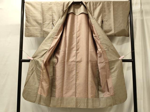 平和屋着物＃道行コート　作家物　紹巴　風通織　上代裂　反端付き　正絹　逸品　CABJ5584in