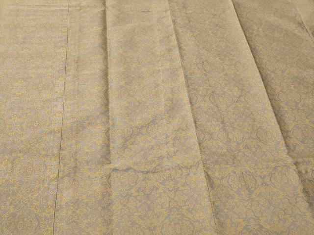 平和屋着物＃道行コート　作家物　紹巴　風通織　上代裂　反端付き　正絹　逸品　CABJ5584in
