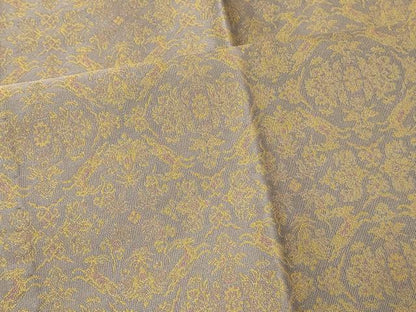 平和屋着物＃道行コート　作家物　紹巴　風通織　上代裂　反端付き　正絹　逸品　CABJ5584in