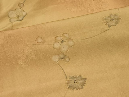 平和屋着物＃羽織　地紋起こし　枝花文　暈し染め　正絹　逸品　CABJ5592in