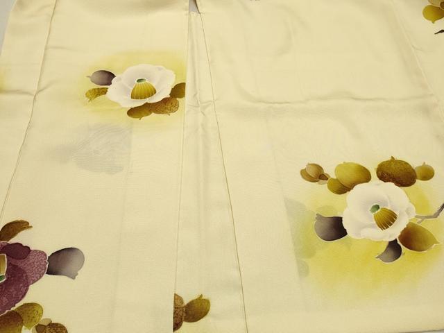 平和屋着物＃羽織　椿　暈し染め　正絹　逸品　CABJ5593in