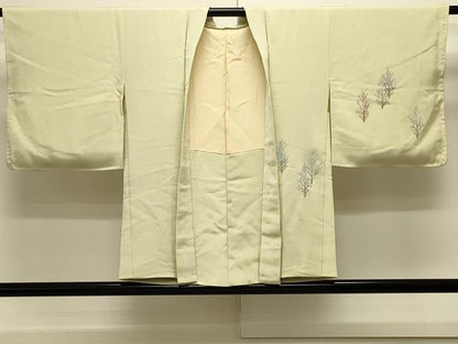 平和屋着物＃羽織　総刺繍　樹林文　正絹　逸品　CABJ5595in