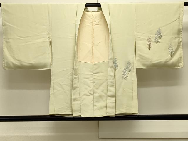 平和屋着物＃羽織　総刺繍　樹林文　正絹　逸品　CABJ5595in