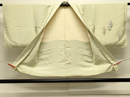 平和屋着物＃羽織　総刺繍　樹林文　正絹　逸品　CABJ5595in