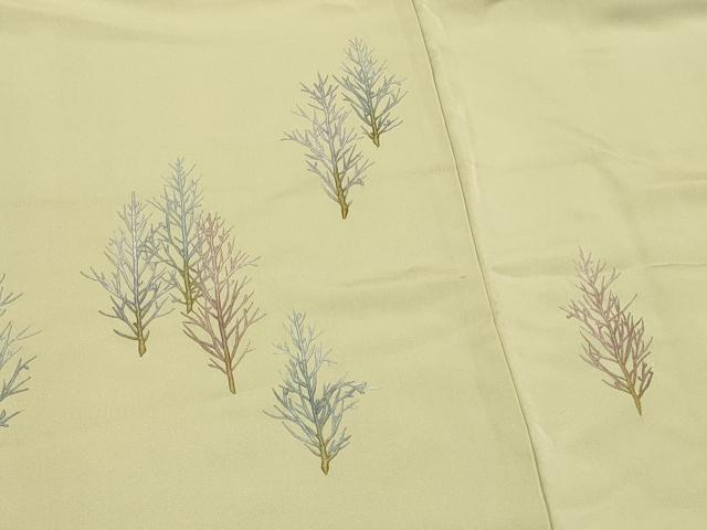 平和屋着物＃羽織　総刺繍　樹林文　正絹　逸品　CABJ5595in