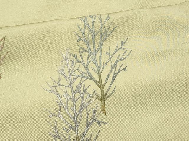 平和屋着物＃羽織　総刺繍　樹林文　正絹　逸品　CABJ5595in