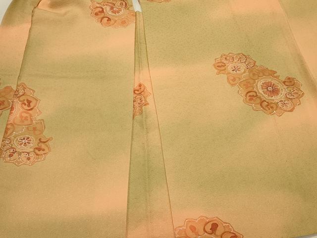 平和屋着物＃羽織　地紋起こし　正倉院花文　暈し染め　正絹　逸品　CABJ5599in