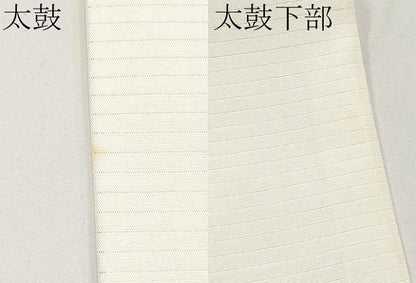平和屋着物＊夏物　絽塩瀬　九寸名古屋帯　枝葉文　正絹　逸品　未使用　CABJ5620tx