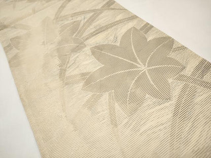 平和屋着物＊夏物　六通柄袋帯　楓文　正絹　逸品　CABJ5632tx