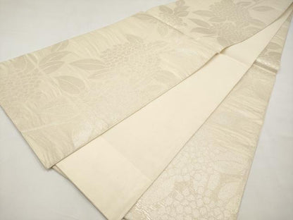 平和屋着物＊夏物　全通柄　本袋帯　紫陽花　銀糸　正絹　逸品　CABJ5633tx