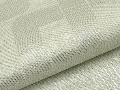 平和屋着物＊夏物　全通柄　本袋帯　抽象文　銀糸　正絹　逸品　CABJ5645tx