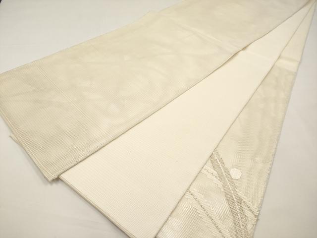 平和屋着物＊夏物　太鼓柄袋帯　露芝文　銀糸　正絹　逸品　CABJ5648tx