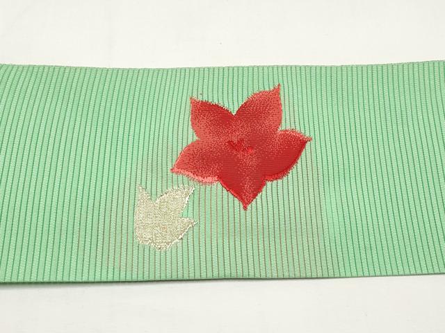 平和屋着物＊夏物　八寸名古屋帯　絽綴れ　桔梗　金銀糸　正絹　逸品　CABJ5653tx