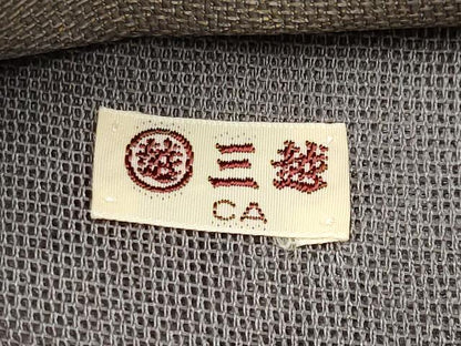平和屋着物＊夏物　太鼓柄袋帯　蘇州刺繍　草花文　金銀彩　三越扱い　正絹　逸品　CABJ5680tx