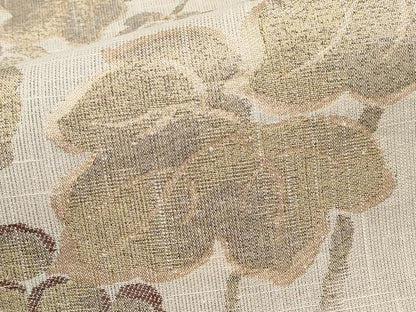 平和屋着物▽六通柄袋帯　スリーシーズン　春夏秋　葡萄蔦の葉文　金糸　正絹　逸品　CABJ5688tx