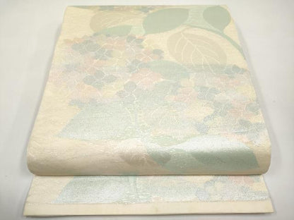 平和屋着物＊夏物　六通柄　本袋帯　紫陽花　銀糸　正絹　逸品　CABJ5697tx