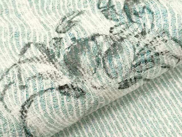 平和屋着物＊夏物　九寸開き名古屋帯　手描き　カニ　蟹　正絹　逸品　CABJ5702tx