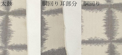 平和屋着物＊夏物　全通柄　京袋帯　格子柄　正絹　逸品　CABJ5705tx