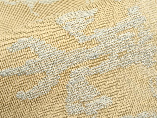 平和屋着物＊夏物　八寸名古屋帯　羅　抽象文　正絹　逸品　未使用　CABJ5725tx
