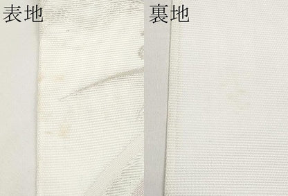 平和屋着物＊夏物　六通柄　京袋帯　舞蝶文　銀糸　CABJ5737tx
