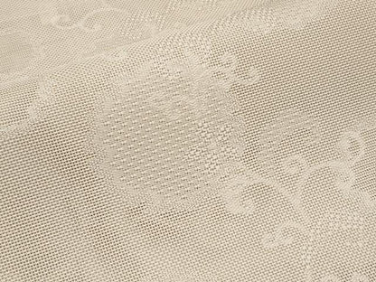 平和屋着物＊夏物　八寸名古屋帯　花唐草文　肌色　鈴乃屋扱い　正絹　逸品　CABJ5748tx