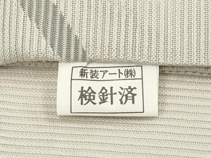 平和屋着物＊夏物　九寸名古屋帯　瓦文　正絹　逸品　CABJ5751tx