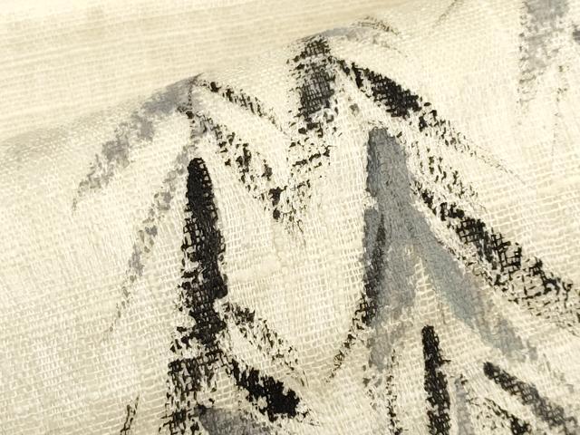 平和屋着物＊夏物　九寸名古屋帯　作家物　手描き　渡り橋文　正絹　逸品　CABJ5754tx