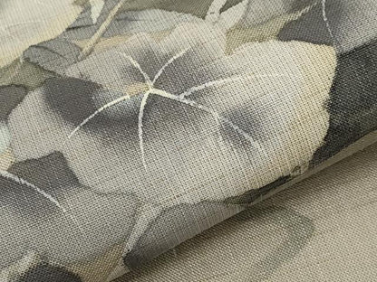 平和屋着物＊夏物　二代目清次郎　手描き　九寸名古屋帯　休み鳥　麻　逸品　CABJ5772tx