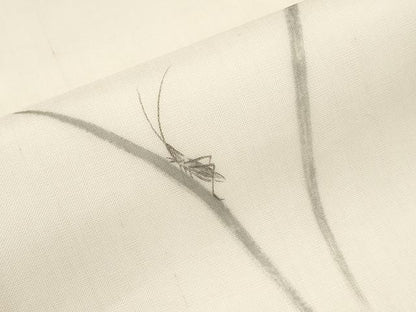 平和屋着物＊夏物　九寸名古屋帯　作家物　手描き　夏虫　正絹　逸品　CABJ5778tx
