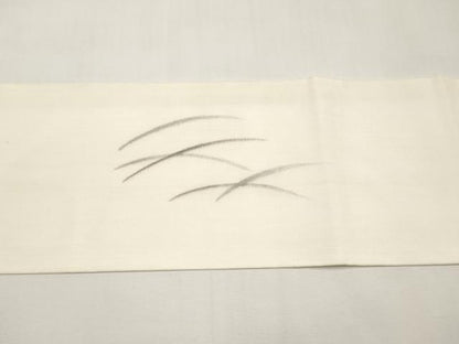 平和屋着物＊夏物　九寸名古屋帯　作家物　手描き　夏虫　正絹　逸品　CABJ5778tx