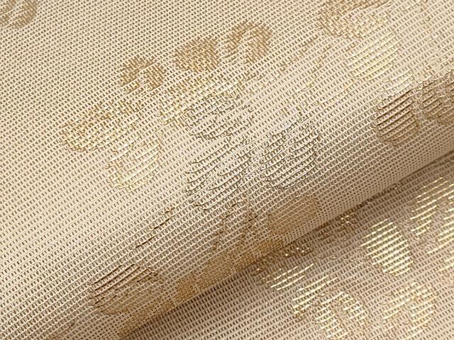 平和屋着物＊夏物　六通柄袋帯　萩文　金銀糸　正絹　逸品　CABJ5816tx
