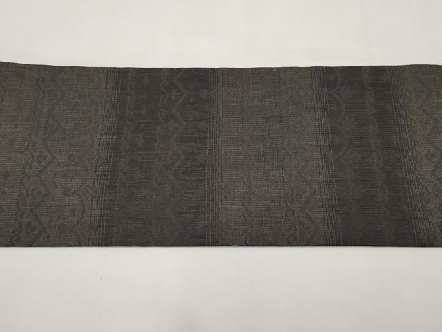 平和屋着物＊夏物　九寸名古屋帯　葡萄蔦の葉文　正絹　逸品　未使用　CABJ5822tx
