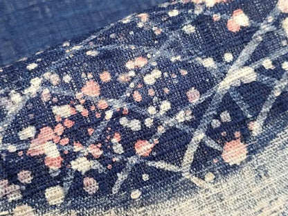 平和屋着物＊夏物　九寸名古屋帯　作家物　紬地　露芝文　正絹　逸品　CABJ5825tx