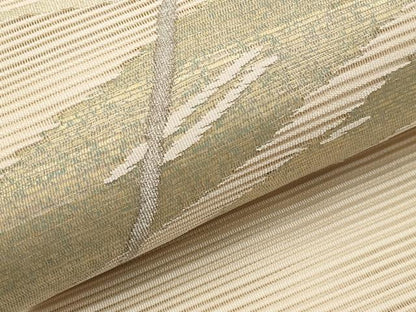 平和屋着物＊夏物　八寸名古屋帯　絽綴れ　抽象文　金銀糸　正絹　逸品　CABJ5845tx