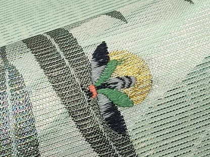平和屋着物＊夏物　六通柄袋帯　唐織　蛍　金糸　正絹　逸品　CABJ5901tx