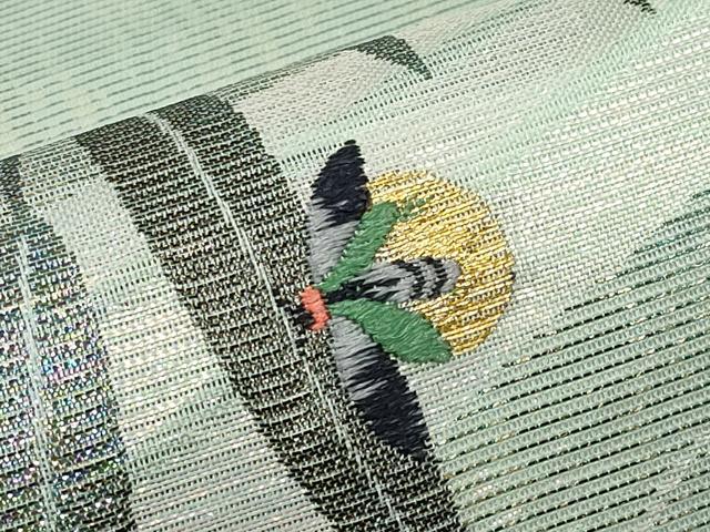 平和屋着物＊夏物　六通柄袋帯　唐織　蛍　金糸　正絹　逸品　CABJ5901tx