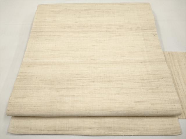 平和屋着物＊夏物　九寸名古屋帯　霞文　麻　逸品　CABJ5908tx