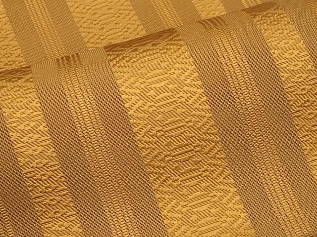 平和屋着物＊夏物　本場筑前博多織　八寸名古屋帯　紗献上　狐色　正絹　逸品　未使用　CABJ5909tx