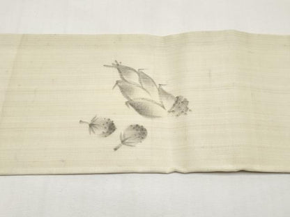 平和屋着物＊夏物　九寸名古屋帯　作家物　手描き　成り物　正絹　逸品　CABJ5917tx