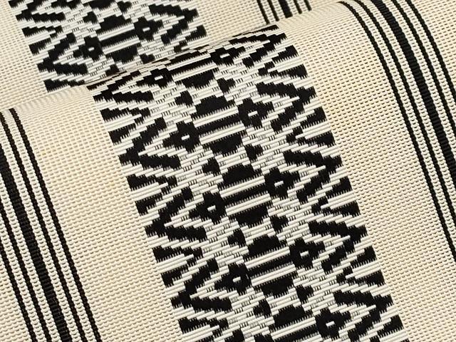 平和屋着物＊夏物　本場筑前博多織　八寸名古屋帯　紗献上　正絹　逸品　CABJ5926tx
